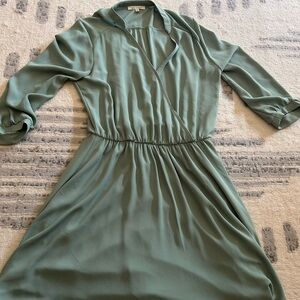 Miami Sage Long Sleeve Dress